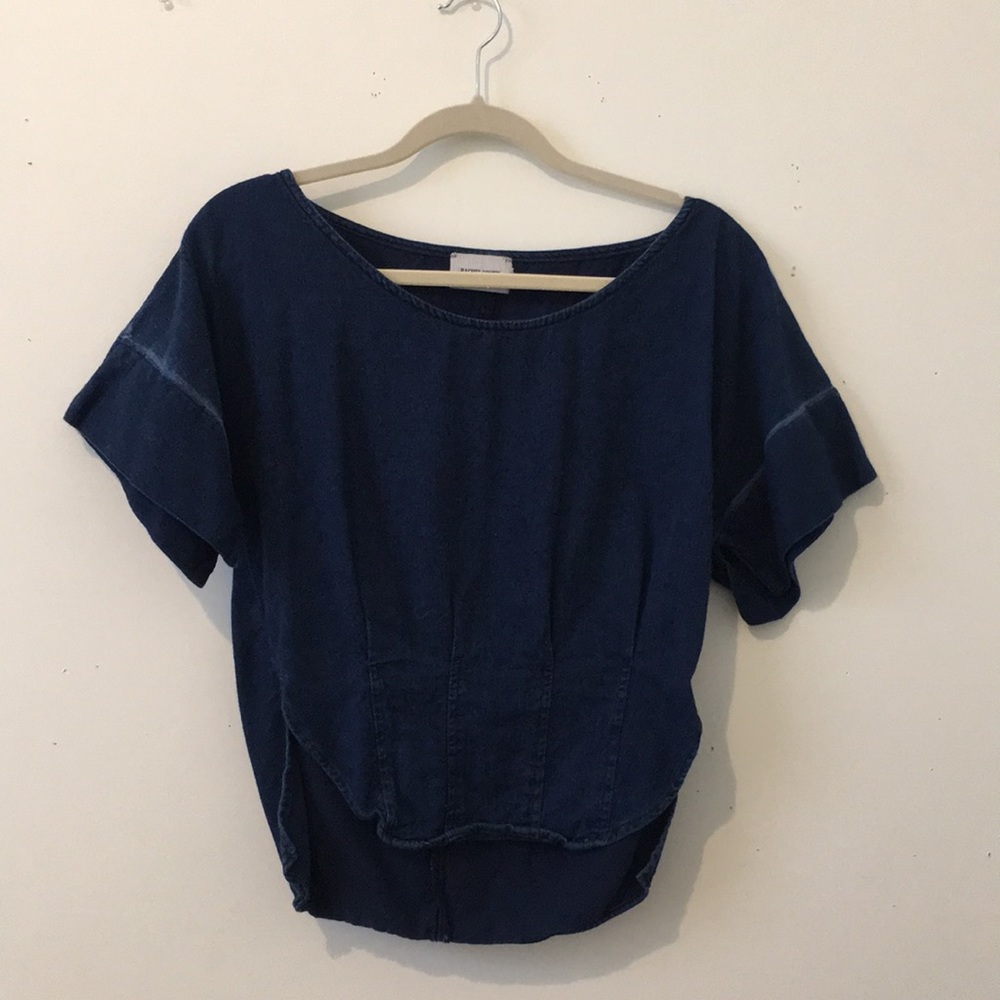 Jean dress shirt